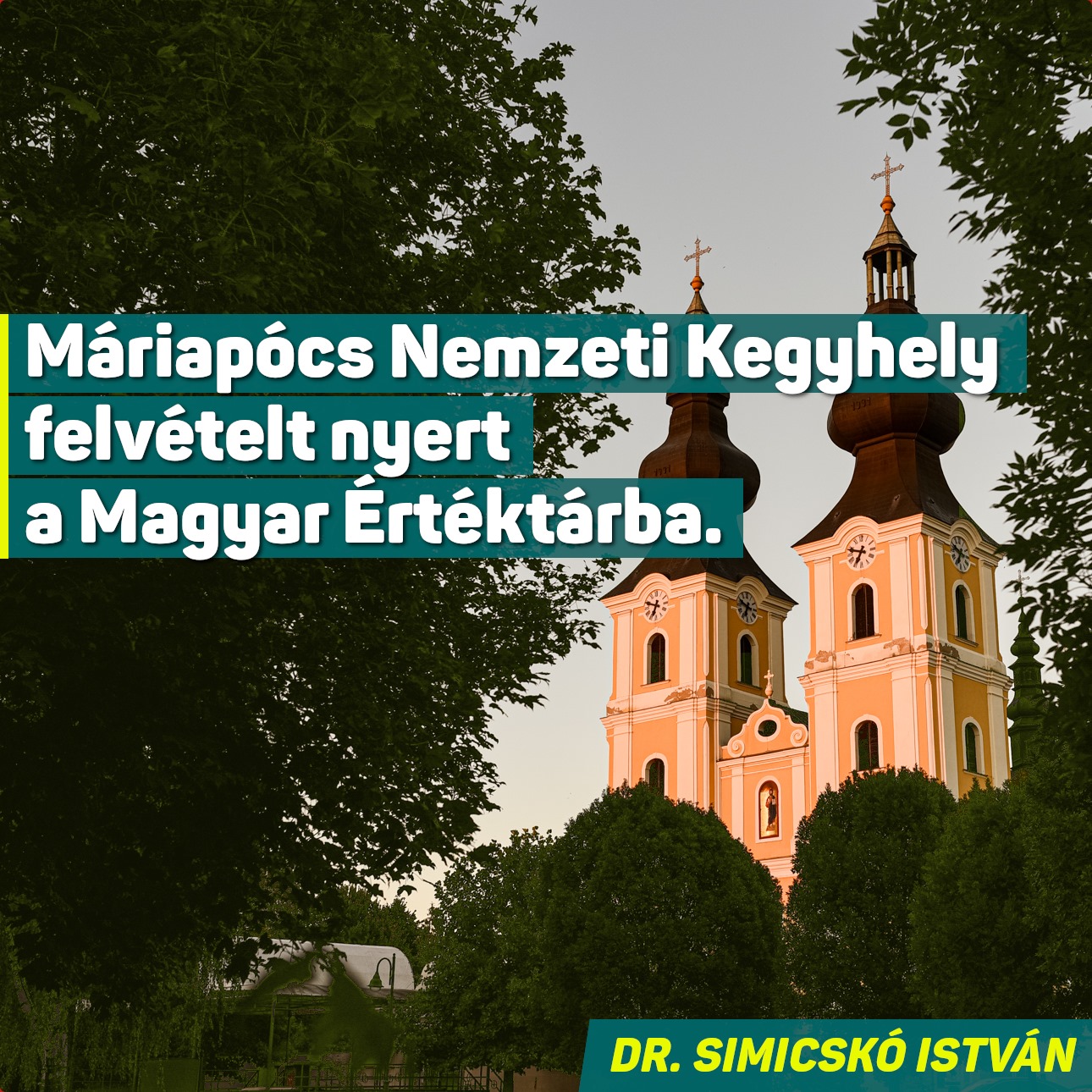 Máriapócs, Simicskó István