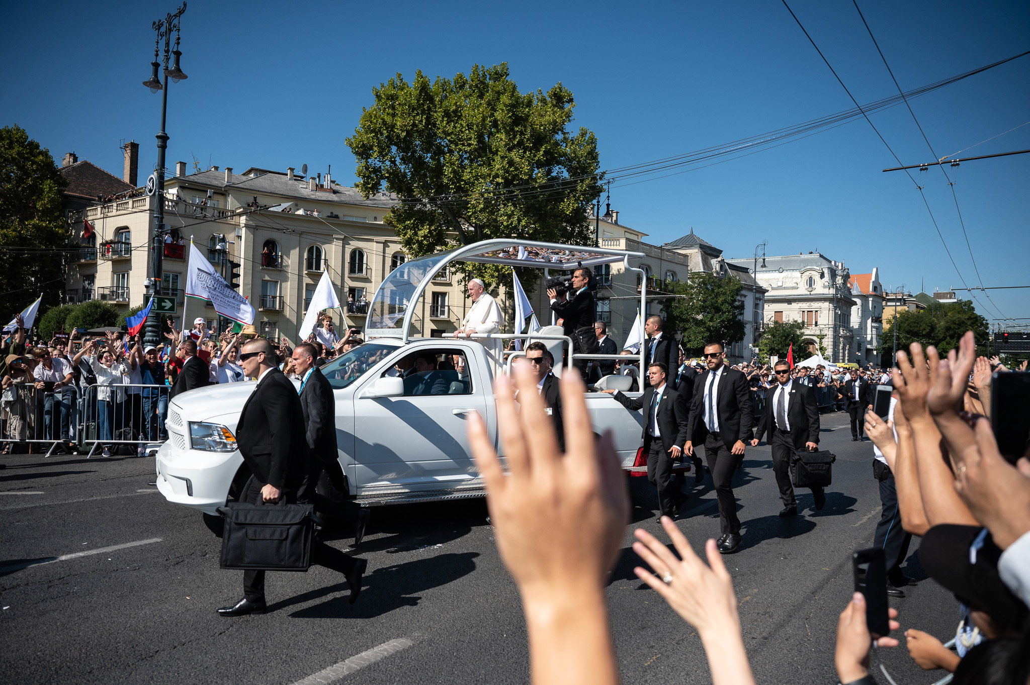 Ferenc pápa Budapesten