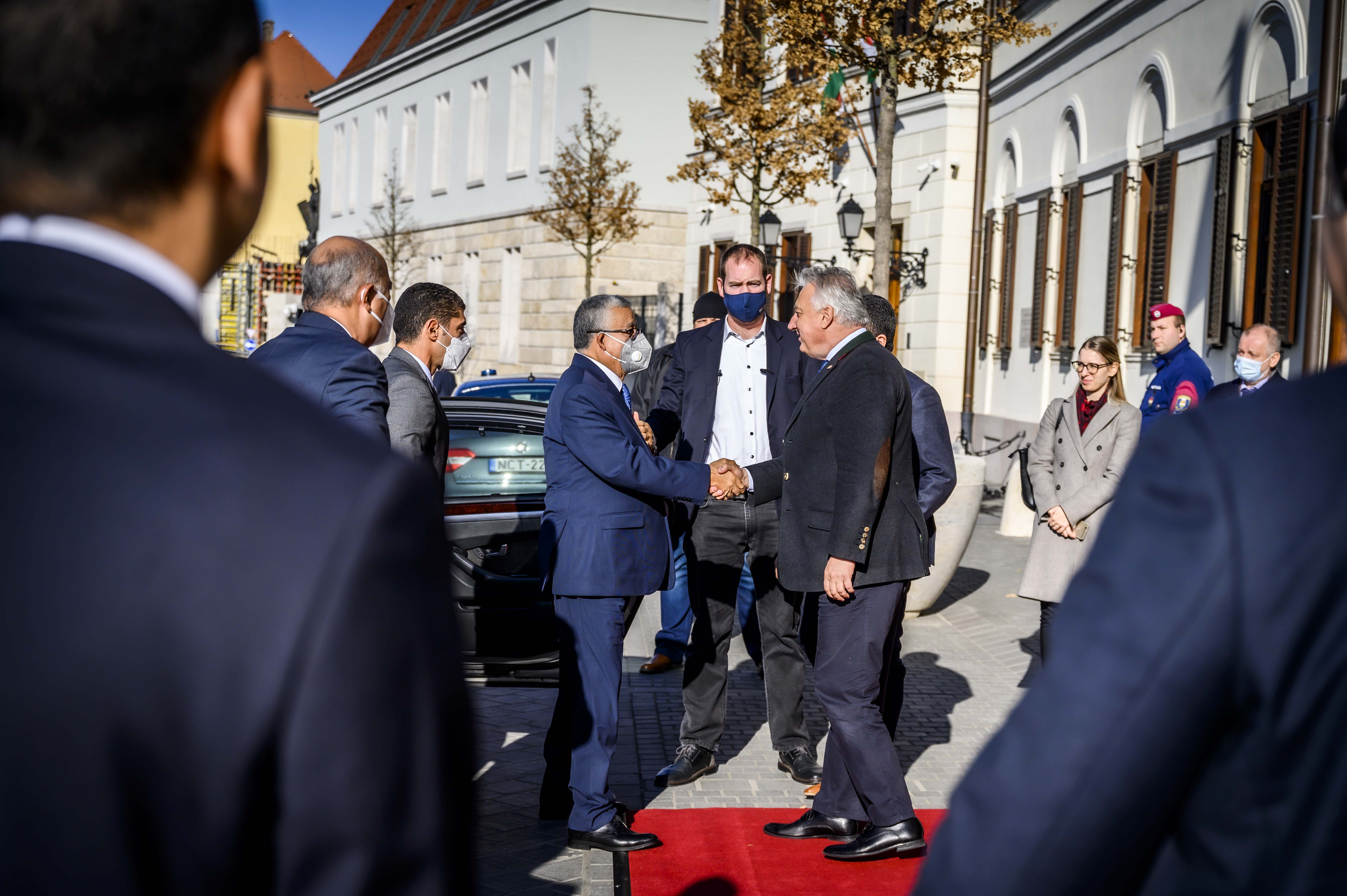 Semjén Zsolt az egyiptomi házelnökkel