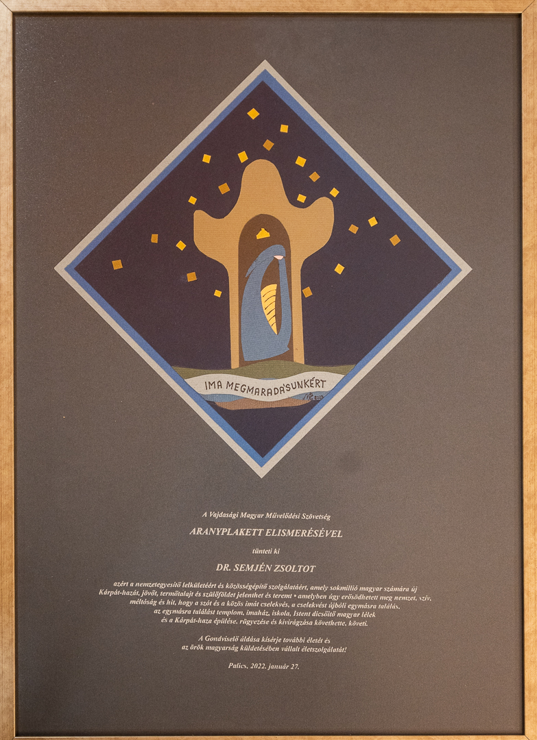 Semjén Zsolt kitüntetésén Palicson