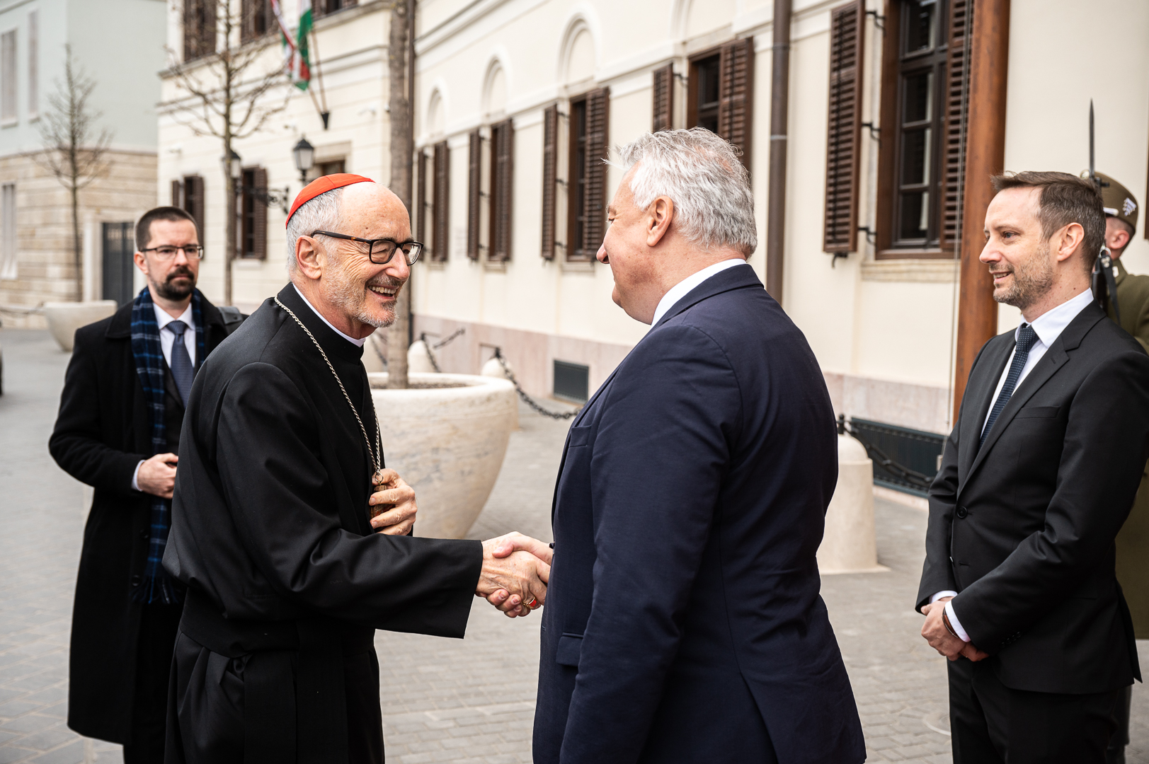 Semjén Zsolt Ferenc pápa küldöttjet fogadta