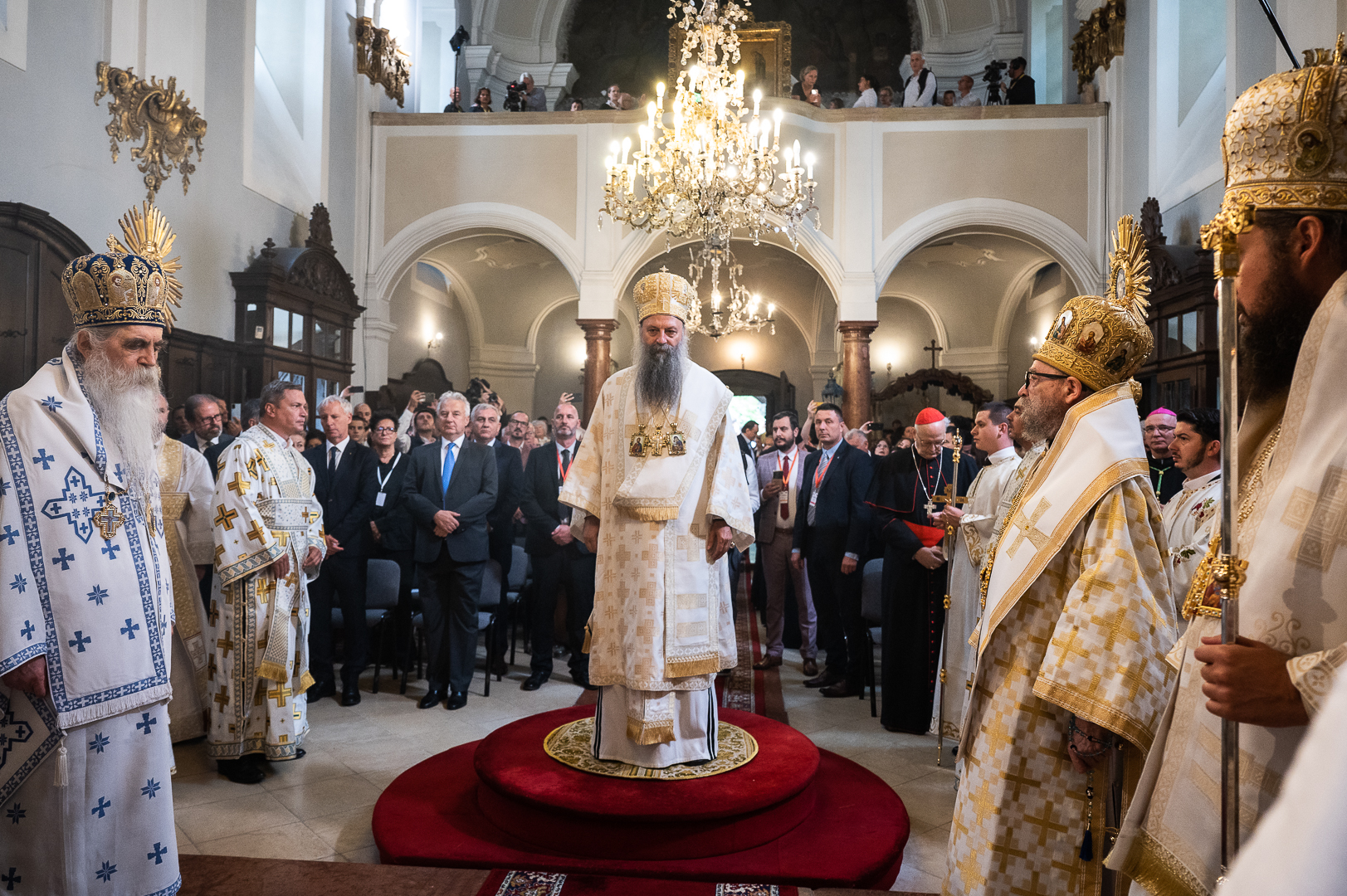 Szerb pátriárka látogatása Szentendrén