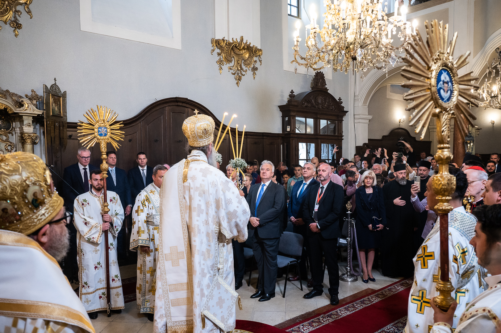 Szerb pátriárka látogatása Szentendrén