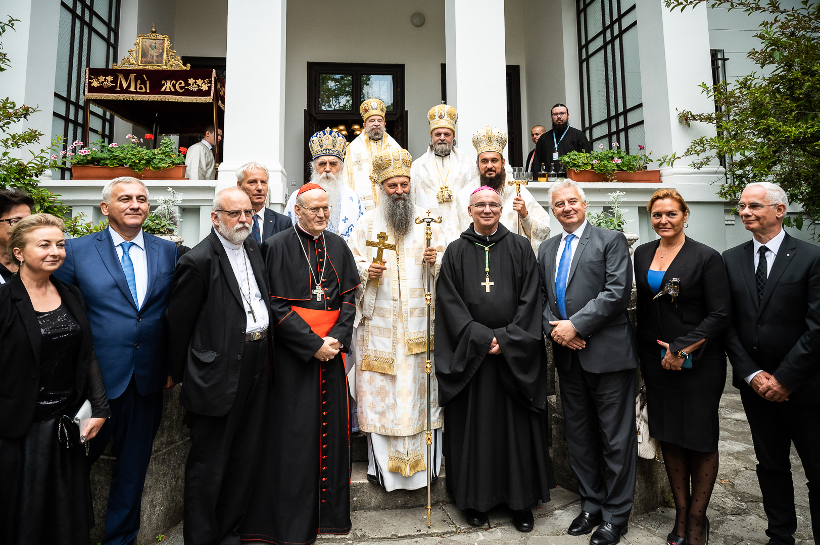 Szerb pátriárka látogatása Szentendrén