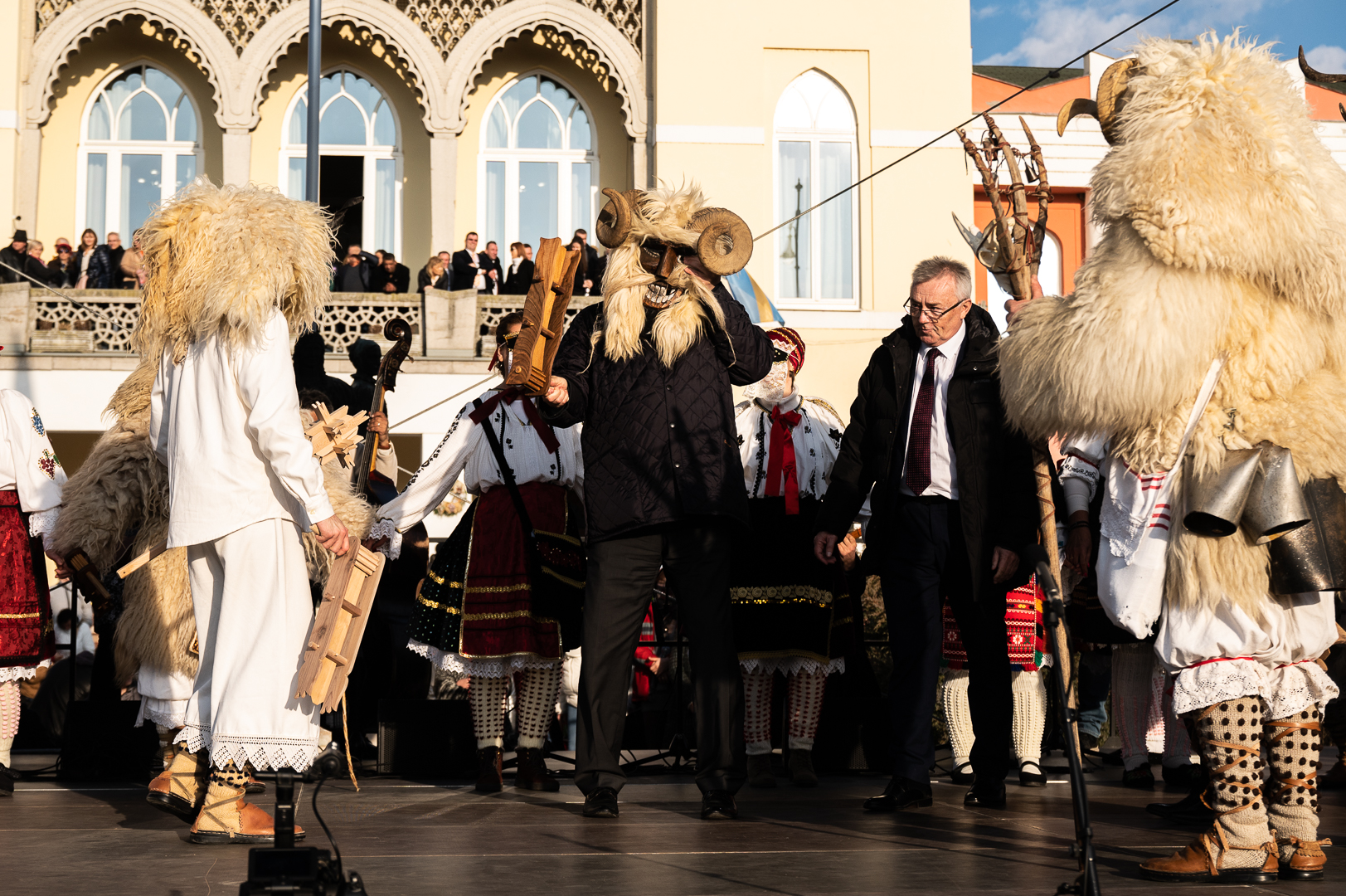 Semjén Zsolt a mohácsi busójáráson