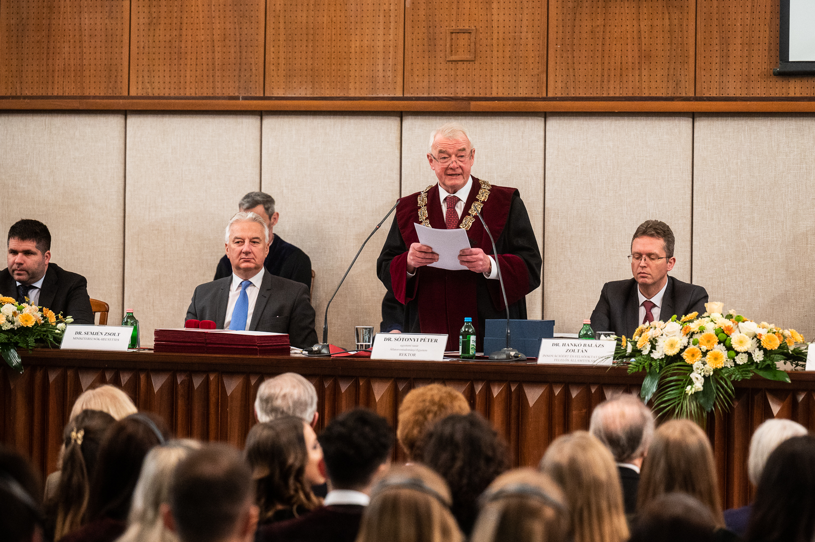 Semjén Zsolt az Állatorvostudományi Egyetemen