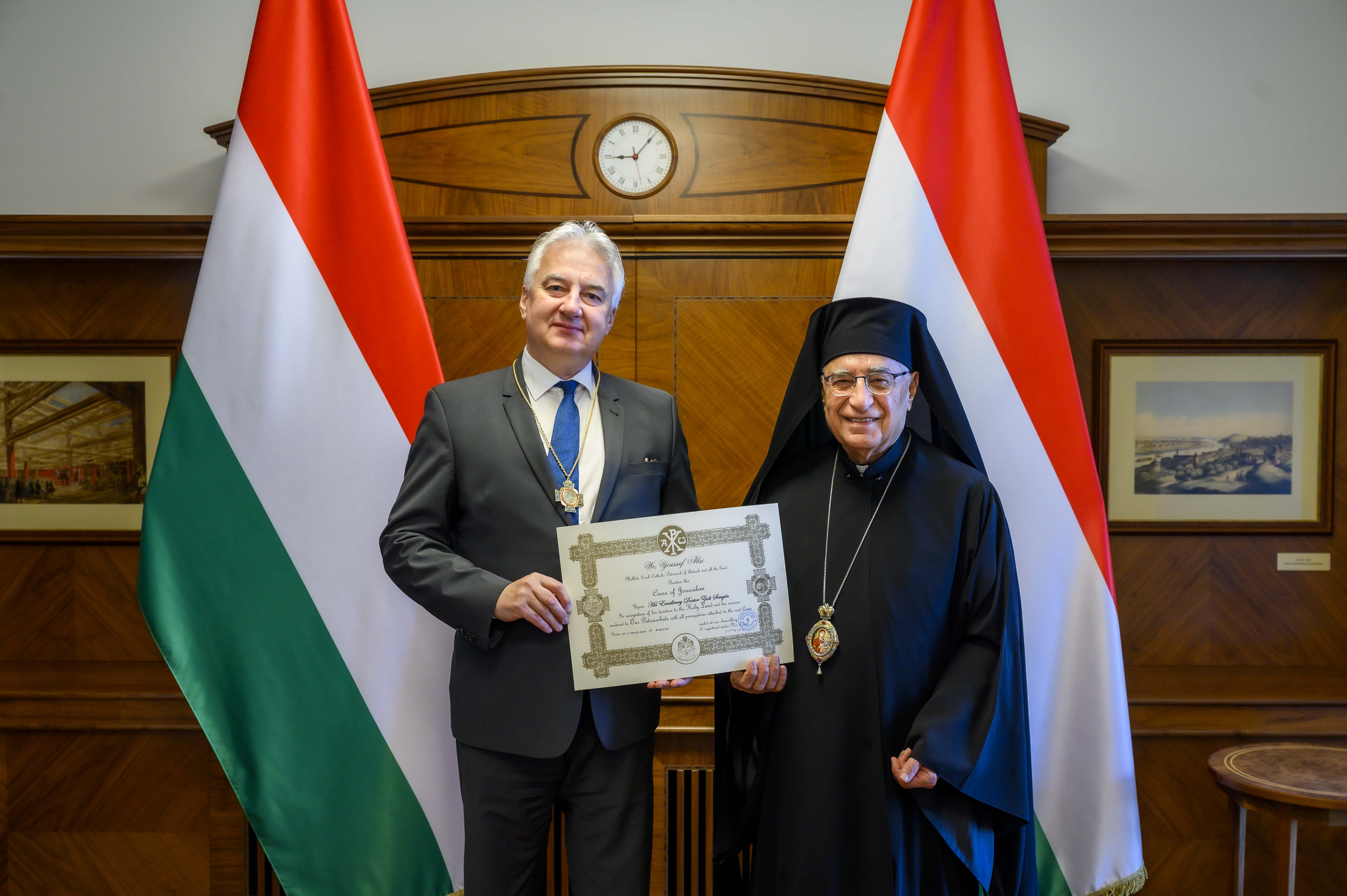 Semjén Zsolt görögkatolikus kitüntetése