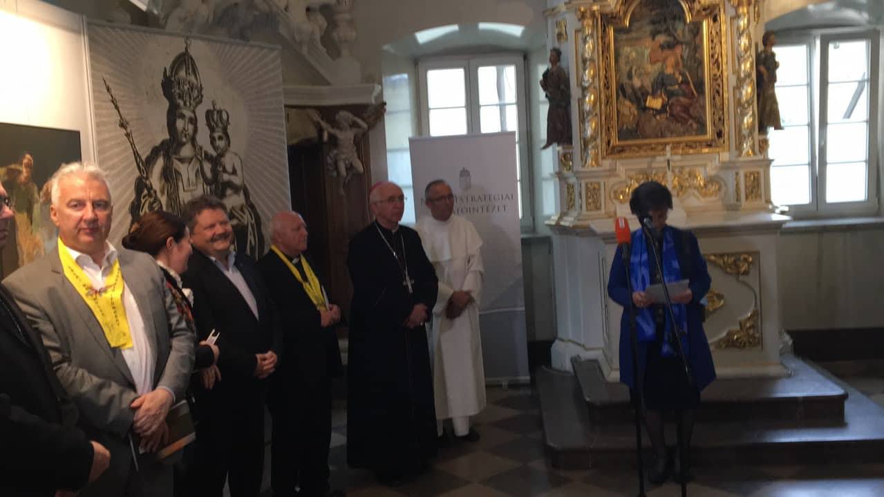 Szentmisén vettek részt a Fekete Madonna zarándokvonat utasai