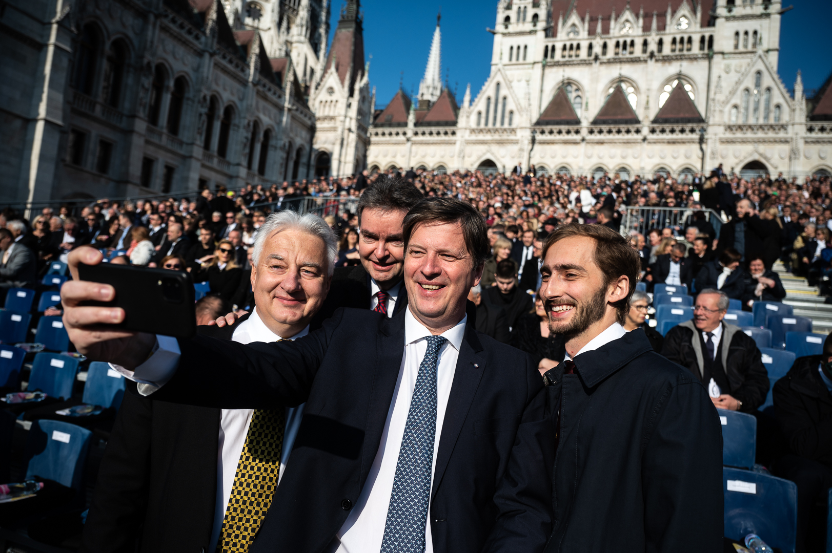 Ferenc pápa miséjén, Budapest, 2023. április