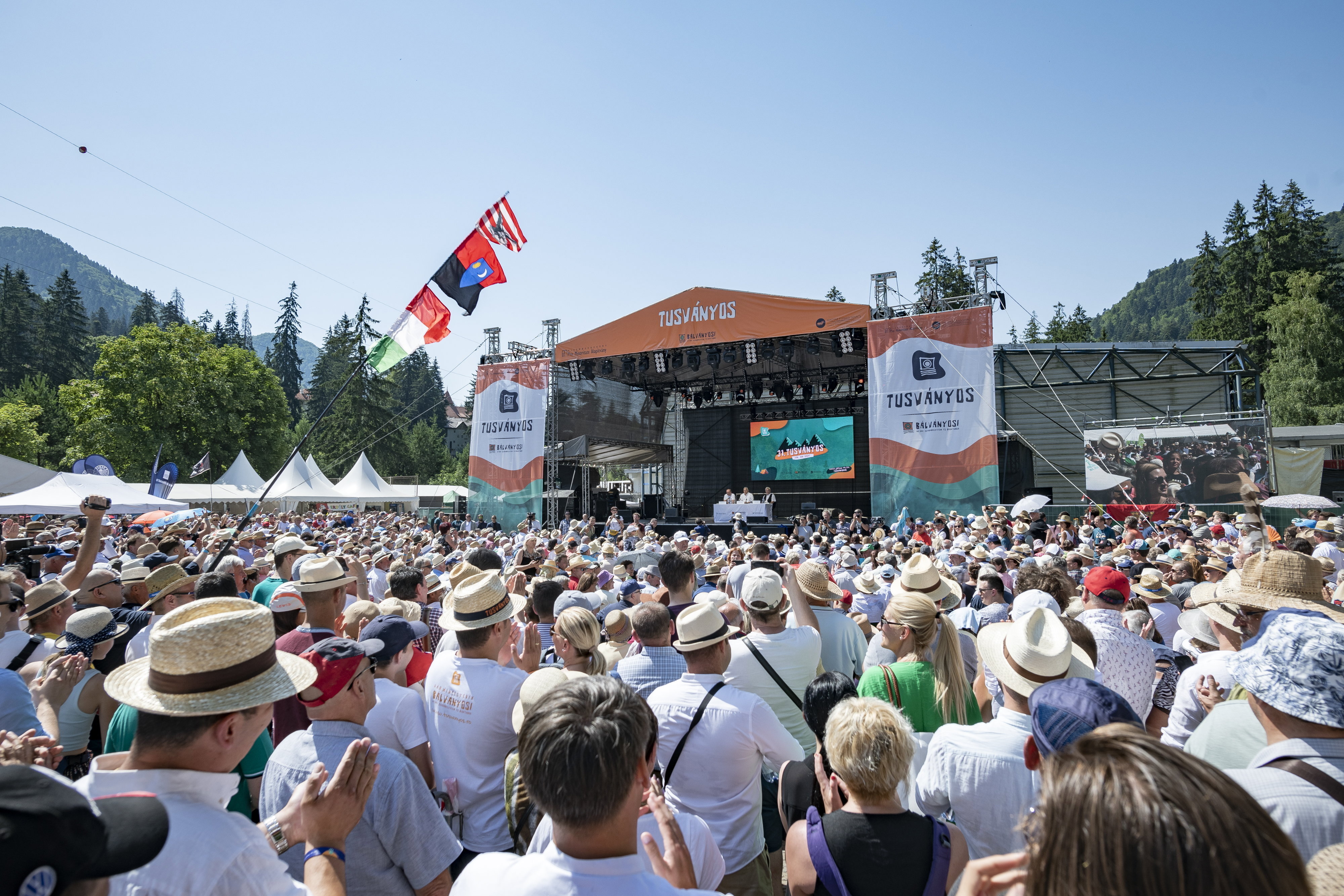 Orbán Viktor Tusványoson, 2022-ben