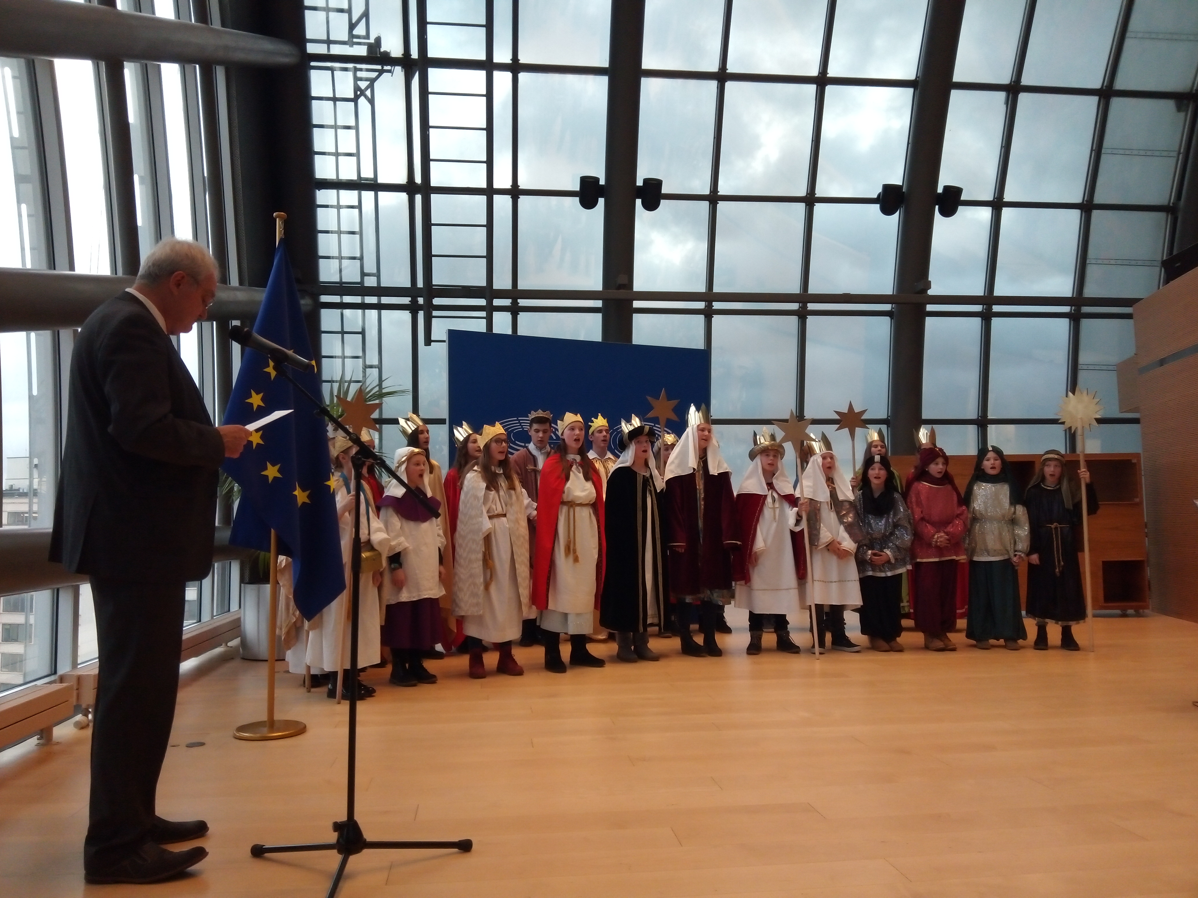 Magyar betlehemesek Brüsszelben
