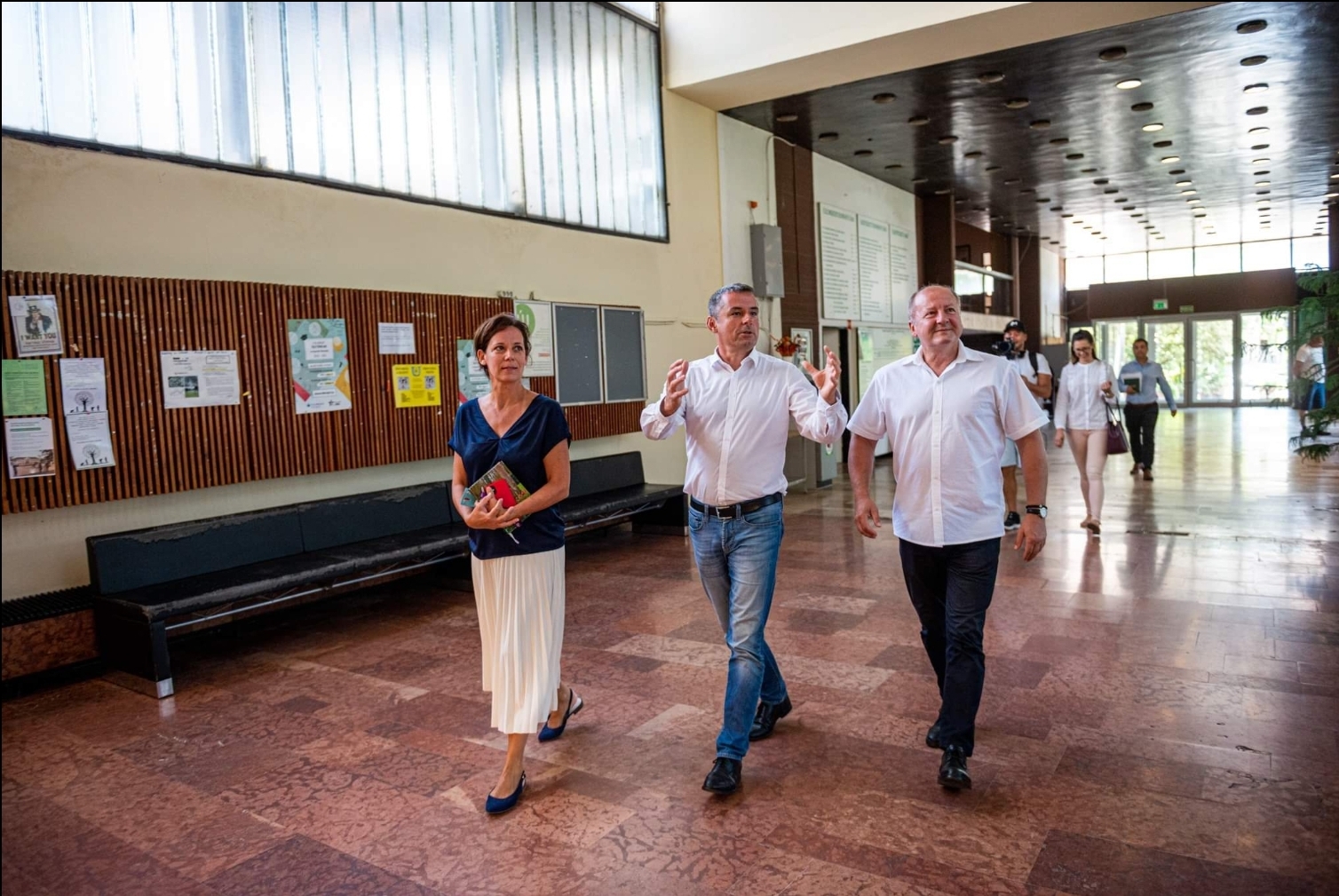 Simicskó István a Budai Arborétumban