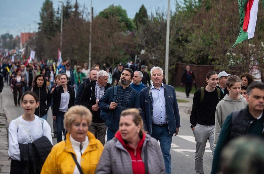 Semjén Zsolt a csíksomlyói búcsúban, 2023