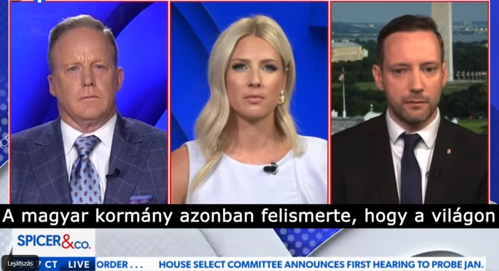 Azbej Tristan a Newsmaxon