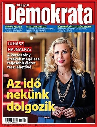 Juhász Hajnalka a Demokrata címlapján