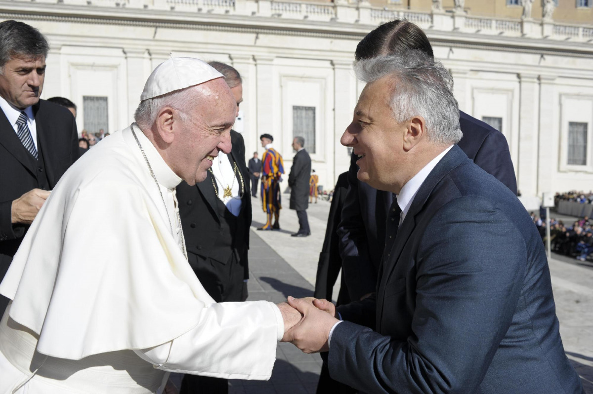 Ferenc pápa és Semjén Zsolt