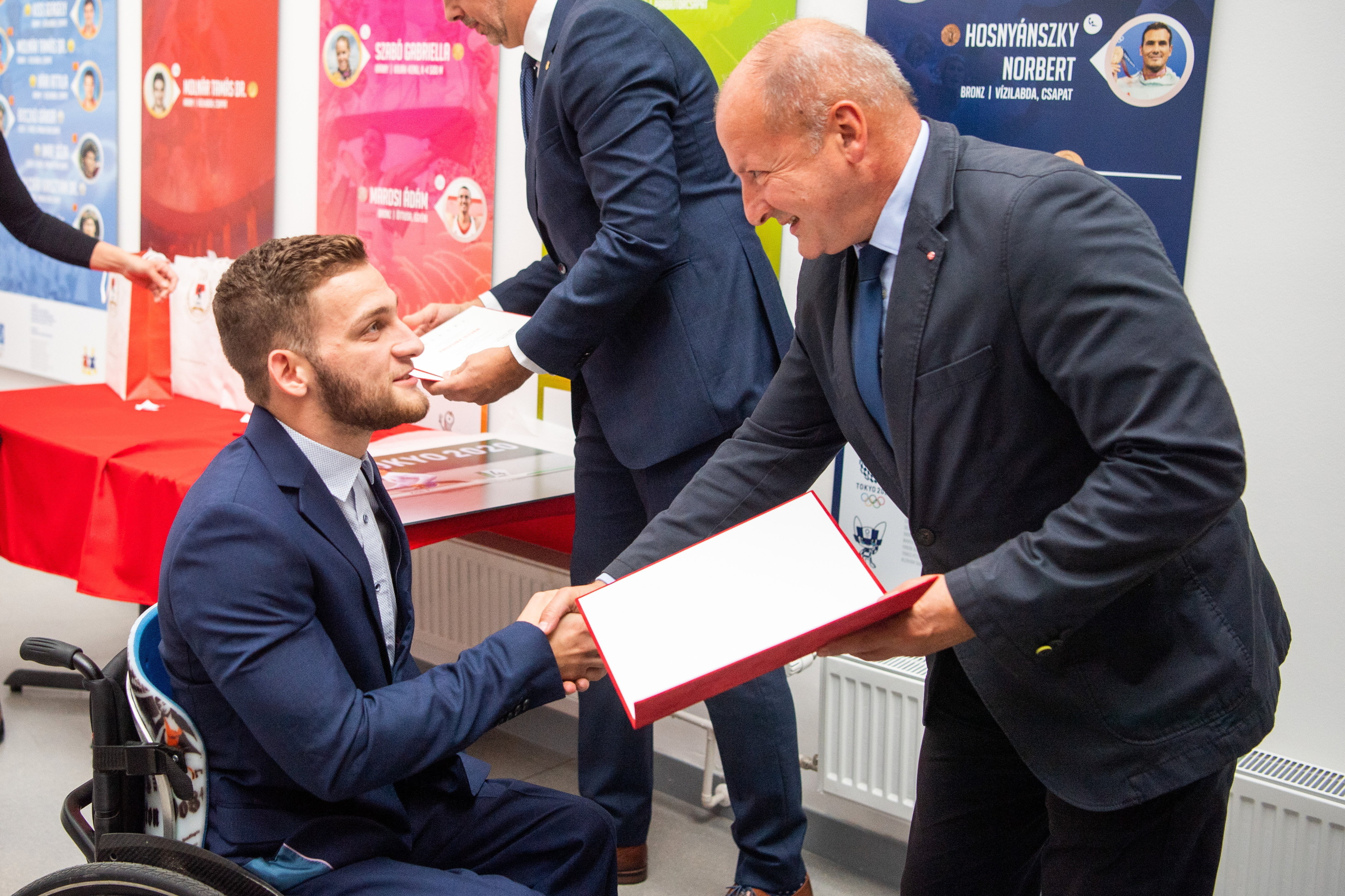 Honvéd olimpikonok köszöntése