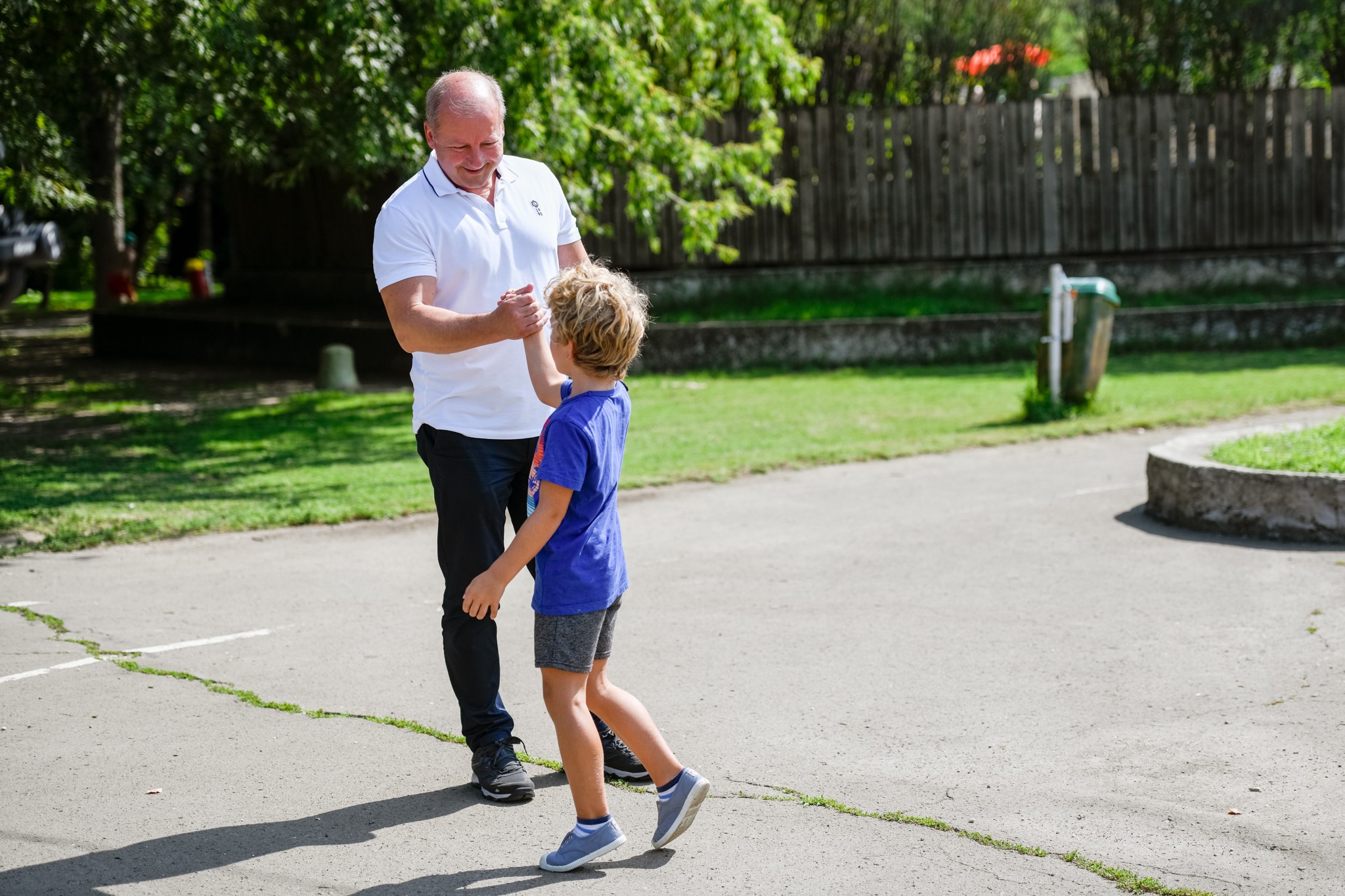 Simicskó István a kamaraerdei ifjúsági táborban