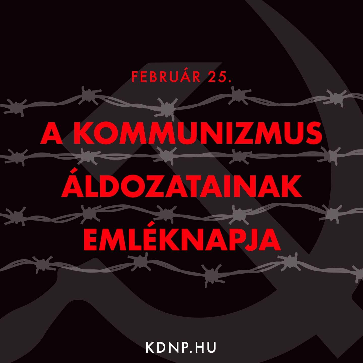 Kommunizmus áldozatainak emléknapja