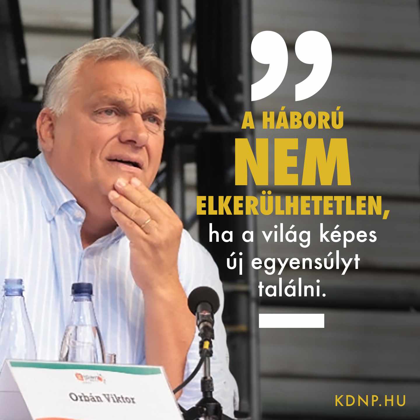 Orbán Viktor Tusványoson