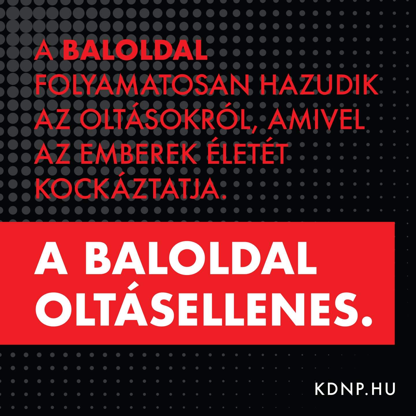 Oltásellenes baloldal