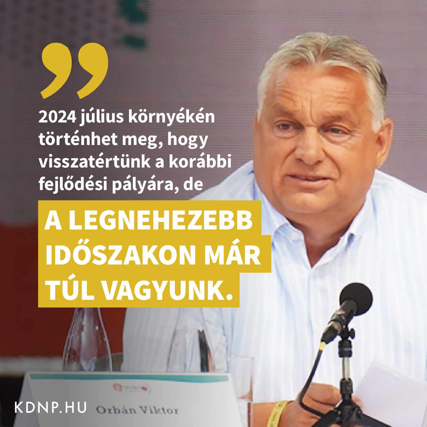 Orbán Viktor Tusványoson