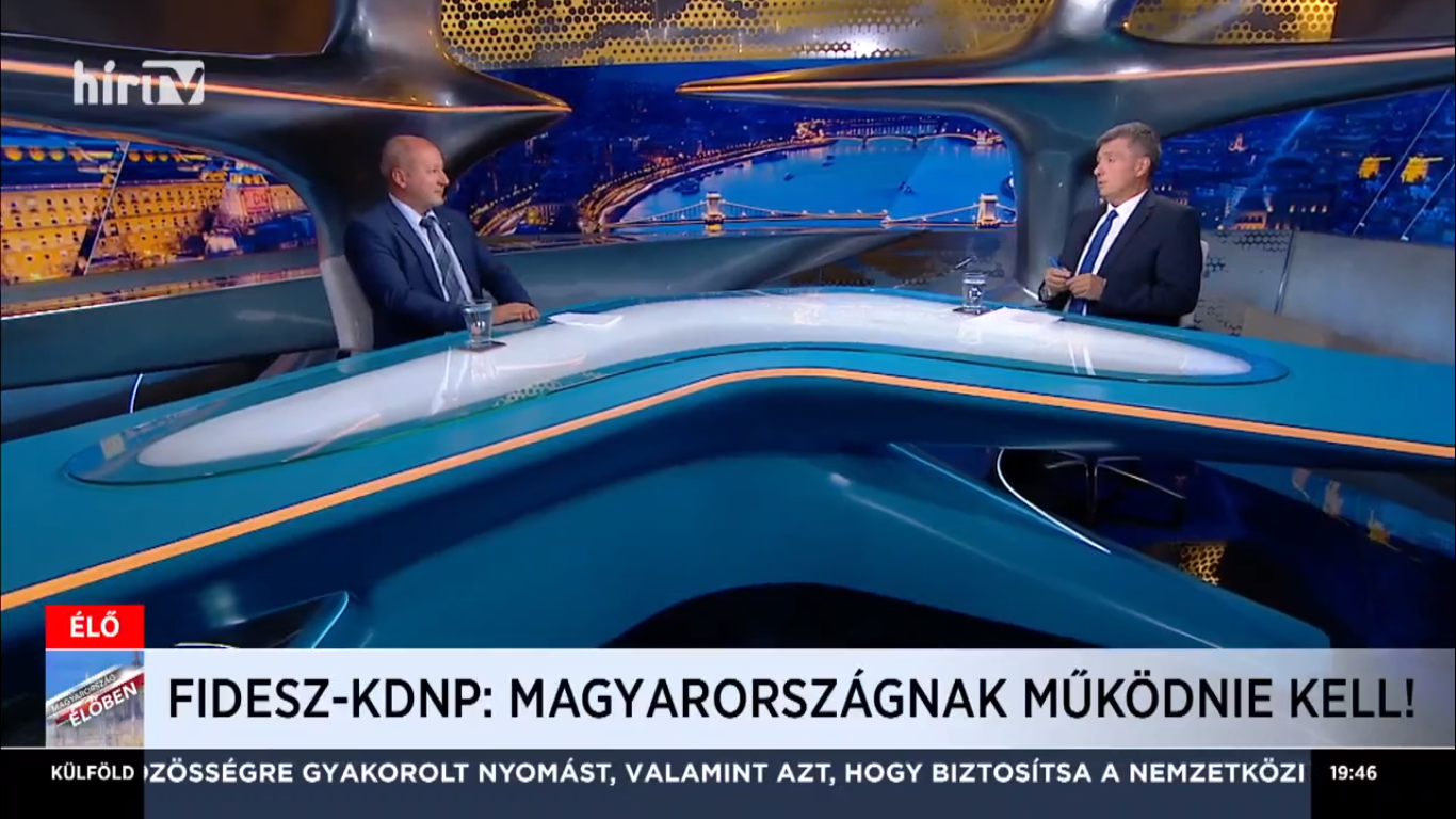 Simicskó István a Hír TV-n